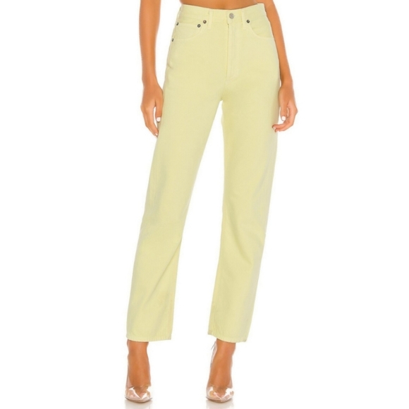 Agolde Denim - Agolde 90's straight jeans limoncello size 26